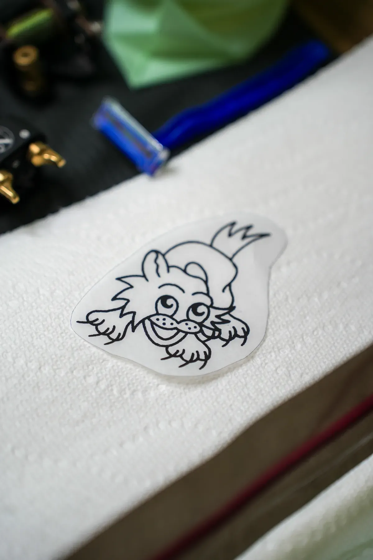 Flash stencil design